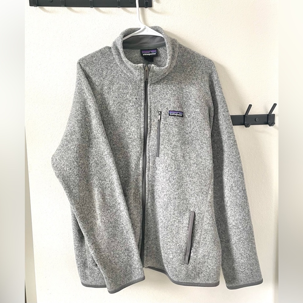 Men’s patagonia Better Sweater Fleece Jacket large stonewash coat